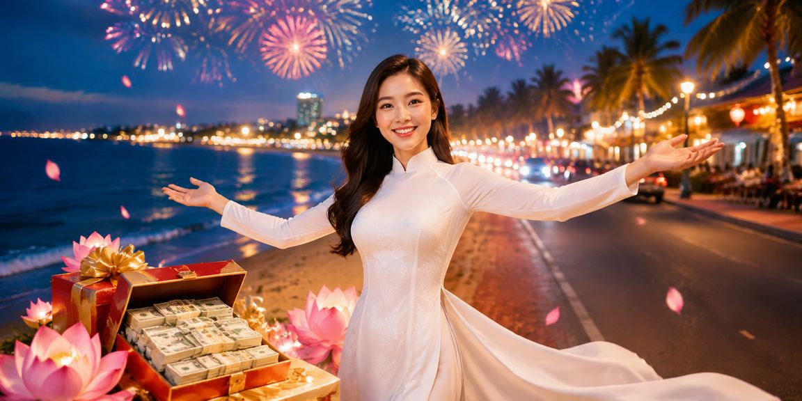 Thành viên VIP tại Mũi Né trong trang phục áo dài tham gia cược thể thao trực tuyến trên điện thoại